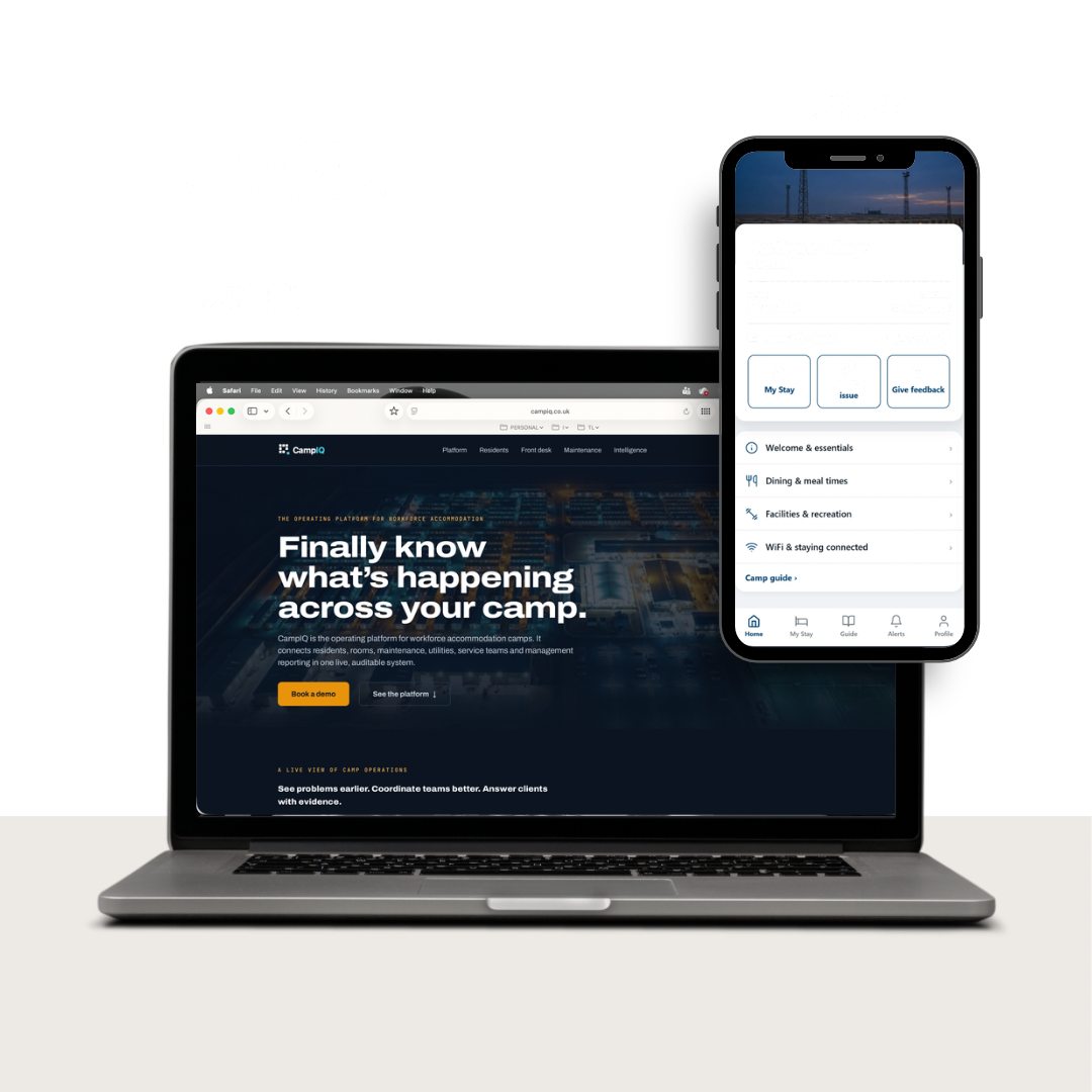 CampIQ — website and app
