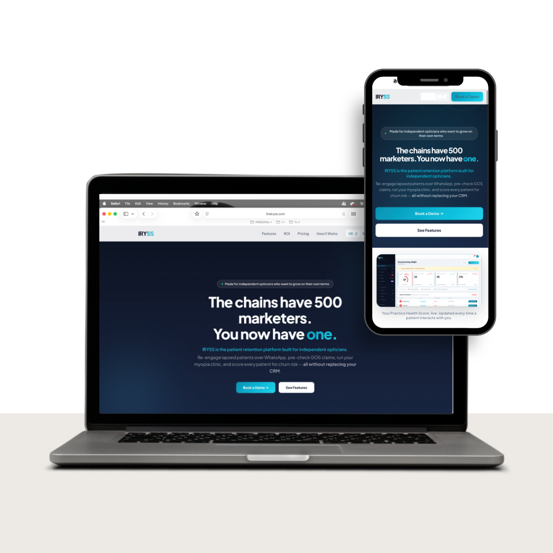 Iryss — website and app