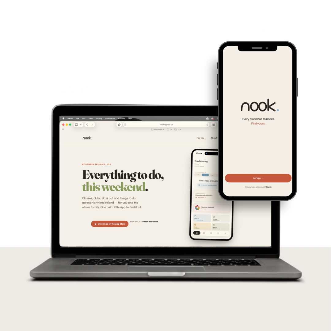 Nook — website and app